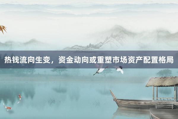 热钱流向生变,资金动向或重塑市场资产配置格局